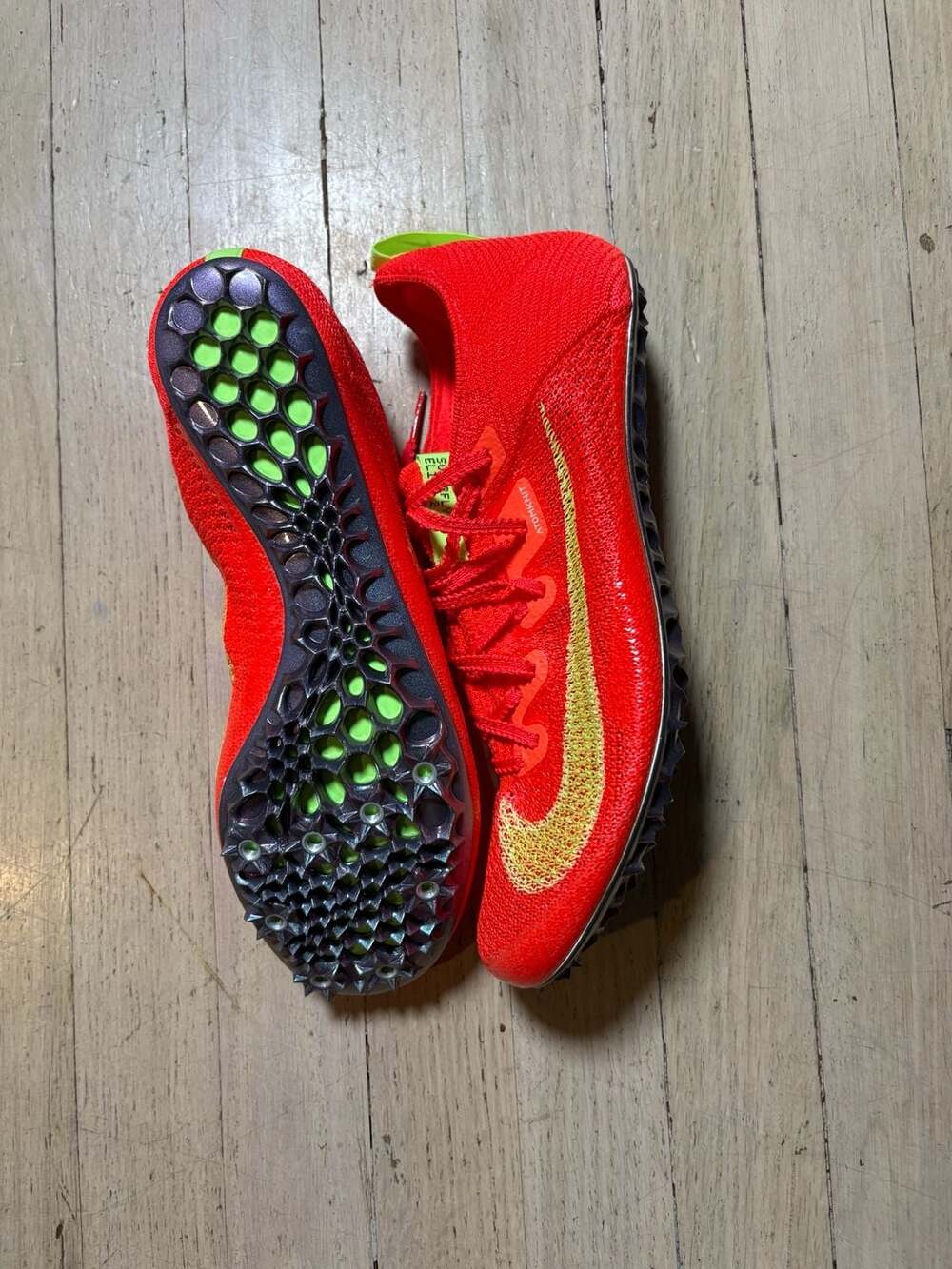 Nike Zoom Superfly Elite 2 Track Spikes Bright Crimson/Lime Blast